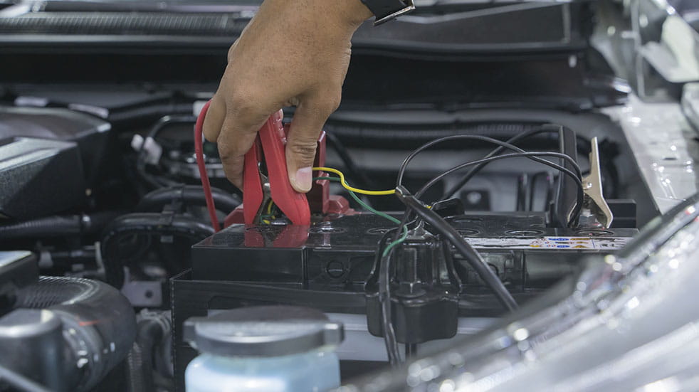Car maintenance; battery charge
